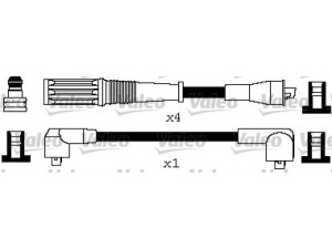 VALEO 346610 uždegimo laido komplektas 
 Kibirkšties / kaitinamasis uždegimas -> Uždegimo laidai/jungtys