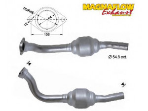 MAGNAFLOW 80971D katalizatoriaus keitiklis 
 Išmetimo sistema -> Katalizatoriaus keitiklis
1705NW