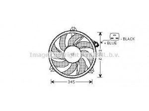 AVA QUALITY COOLING PE7525 ventiliatorius, radiatoriaus 
 Aušinimo sistema -> Oro aušinimas
1253C9, 125480, 125487