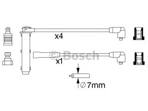BOSCH 0 986 356 731 uždegimo laido komplektas 
 Kibirkšties / kaitinamasis uždegimas -> Uždegimo laidai/jungtys
GHT 284, NGC 0000 90, GHT 284, NGC 0000 90