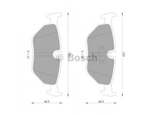 BOSCH 0 986 AB4 430 stabdžių trinkelių rinkinys, diskinis stabdys 
 Techninės priežiūros dalys -> Papildomas remontas
34 21 1 157 044, 34 21 1 157 334