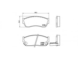 BREMBO P 79 005 stabdžių trinkelių rinkinys, diskinis stabdys 
 Techninės priežiūros dalys -> Papildomas remontas
5520061880, 5520051810000, 5520051811E012