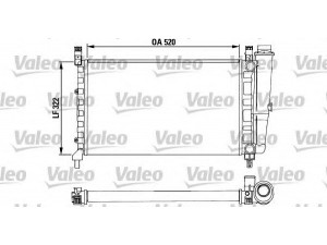 VALEO 730489 radiatorius, variklio aušinimas 
 Aušinimo sistema -> Radiatorius/alyvos aušintuvas -> Radiatorius/dalys
46551218