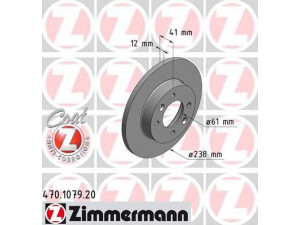ZIMMERMANN 470.1079.20 stabdžių diskas 
 Dviratė transporto priemonės -> Stabdžių sistema -> Stabdžių diskai / priedai
6001 547 684, 6001 549 211, 7700 704 705