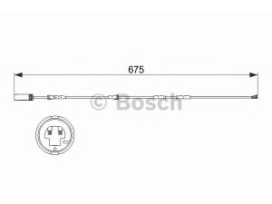 BOSCH 1 987 473 516 įspėjimo kontaktas, stabdžių trinkelių susidėvėjimas 
 Stabdžių sistema -> Susidėvėjimo indikatorius, stabdžių trinkelės
34 35 6 792 562