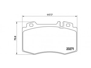 BREMBO P 50 041 stabdžių trinkelių rinkinys, diskinis stabdys 
 Techninės priežiūros dalys -> Papildomas remontas
0034200520, 0034200820, 0034201820