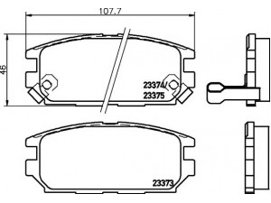HELLA PAGID 8DB 355 009-291 stabdžių trinkelių rinkinys, diskinis stabdys 
 Techninės priežiūros dalys -> Papildomas remontas
MB857610, MB928067, MN102625, MR129434