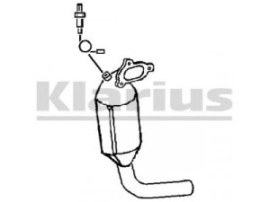 KLARIUS 322546 katalizatoriaus keitiklis 
 Išmetimo sistema -> Katalizatoriaus keitiklis
5854440, 5858436, 93184185, 93188059