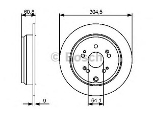 BOSCH 0 986 479 452 stabdžių diskas 
 Stabdžių sistema -> Diskinis stabdys -> Stabdžių diskas
42510-SWW-G01, 42510-T1G-G00, 42510-T1G-G01