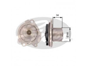 GATES WP0005 vandens siurblys
46515970, 46432248, 46515970, 46515972