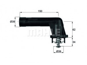 BEHR TI 20 95 termostatas, aušinimo skystis 
 Aušinimo sistema -> Termostatas/tarpiklis -> Thermostat
1153 1 247 125, 1153 1 432 881