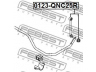 FEBEST 0123-QNC25R šarnyro stabilizatorius 
 Ašies montavimas/vairavimo mechanizmas/ratai -> Stabilizatorius/fiksatoriai -> Savaime išsilyginanti atrama
48821-B1020, 48821-B1020