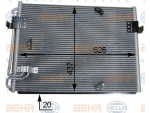 HELLA 8FC 351 036-151 kondensatorius, oro kondicionierius 
 Oro kondicionavimas -> Kondensatorius
1 392 941, 64 53 1 392 941