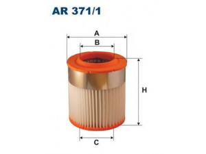 FILTRON AR371/1 oro filtras 
 Filtrai -> Oro filtras
4E0129620B, 4E0129620E
