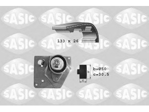 SASIC 1754011 paskirstymo diržo komplektas 
 Techninės priežiūros dalys -> Papildomas remontas
1302800QAC+1307000Q0E, 7701477050