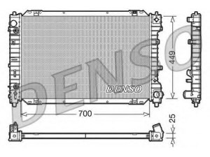 DENSO DRM10087 radiatorius, variklio aušinimas 
 Aušinimo sistema -> Radiatorius/alyvos aušintuvas -> Radiatorius/dalys
YF1015200, YF4715200