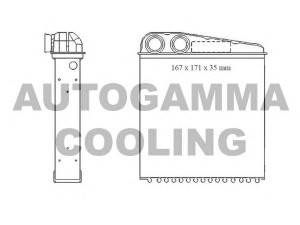 AUTOGAMMA 104820 šilumokaitis, salono šildymas 
 Šildymas / vėdinimas -> Šilumokaitis
27140AX700