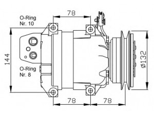 NRF 32440G kompresorius, oro kondicionierius 
 Oro kondicionavimas -> Kompresorius/dalys
0K72B61450E, OK72B61450E