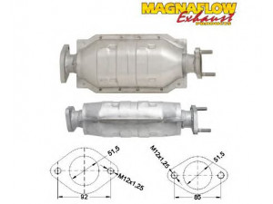 MAGNAFLOW 85417 katalizatoriaus keitiklis 
 Išmetimo sistema -> Katalizatoriaus keitiklis
MB925125, MB925129