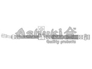 ASHUKI 1110-6350 stabdžių žarnelė 
 Stabdžių sistema -> Stabdžių žarnelės
58731-02010, 58731-02011, 69-05-522/ASHIKA