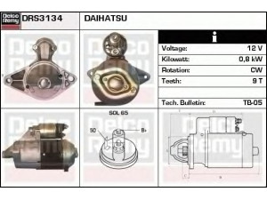 DELCO REMY DRS3134 starteris 
 Elektros įranga -> Starterio sistema -> Starteris