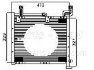 PARTS-MALL PXNCM-007 kondensatorius, oro kondicionierius 
 Oro kondicionavimas -> Kondensatorius
95300-60B10, 9531071C51