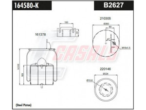 CASALS B2627 dėklas, pneumatinė pakaba
21451172