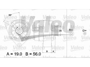 VALEO 436260 kintamosios srovės generatorius 
 Elektros įranga -> Kint. sr. generatorius/dalys -> Kintamosios srovės generatorius
5701-C2, 5701C2, 5705-1L, 5705-E2