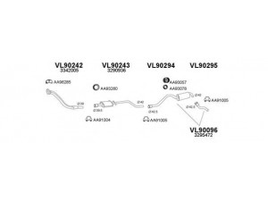 VENEPORTE 900133 išmetimo sistema 
 Išmetimo sistema -> Išmetimo sistema, visa