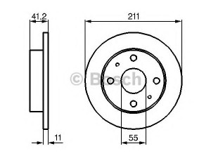 BOSCH 0 986 479 119 stabdžių diskas 
 Stabdžių sistema -> Diskinis stabdys -> Stabdžių diskas
43512 97203, 43512 97204 000, 43512 97206