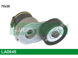 LUCAS ENGINE DRIVE LA0645 įtempiklio svirtis, V formos rumbuotas diržas 
 Diržinė pavara -> V formos rumbuotas diržas/komplektas -> Įtempiklis