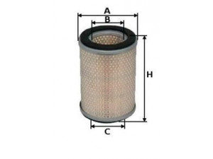 UNIFLUX FILTERS XA1237 oro filtras 
 Techninės priežiūros dalys -> Techninės priežiūros intervalai
1930758, 595601, 595602, 70595601