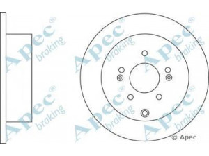 APEC braking DSK2694 stabdžių diskas
584112B000