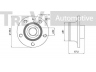 TREVI AUTOMOTIVE WB1178 rato guolio komplektas 
 Ašies montavimas/vairavimo mechanizmas/ratai -> Rato stebulė/montavimas -> Rato guolis
1T0598611, 1T0598611B