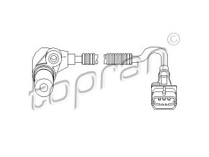 TOPRAN 207 881 RPM jutiklis, variklio valdymas 
 Variklis -> Variklio elektra
09148306, 12 38 341, 9148306