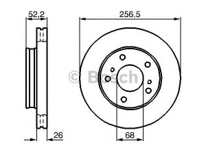 BOSCH 0 986 478 485 stabdžių diskas 
 Dviratė transporto priemonės -> Stabdžių sistema -> Stabdžių diskai / priedai
40206 9C100, 40206 9C101