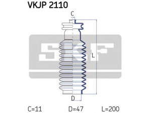 SKF VKJP 2110 gofruotoji membrana, vairavimas 
 Vairavimas -> Gofruotoji membrana/sandarinimai
95495914, 95496072, 95495914, 95496072