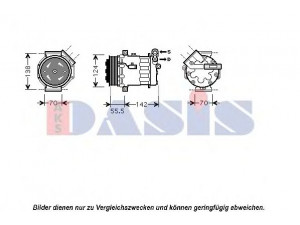 AKS DASIS 850387N kompresorius, oro kondicionierius 
 Oro kondicionavimas -> Kompresorius/dalys
13208187, 13217307, 6854082, 6854085