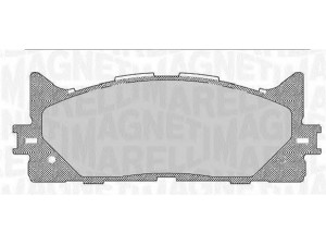 MAGNETI MARELLI 363916060641 stabdžių trinkelių rinkinys, diskinis stabdys 
 Techninės priežiūros dalys -> Papildomas remontas