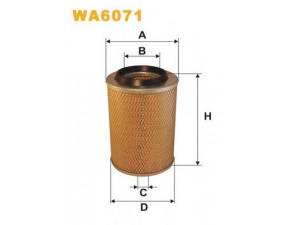 WIX FILTERS WA6071 oro filtras 
 Techninės priežiūros dalys -> Techninės priežiūros intervalai
0030943904, PC846, CH11789