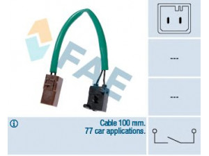 FAE 24905 jungiklis, sankabos valdiklis 
 Komforto sistemos -> Važiavimo režimo programinis reguliatorius
2127.78