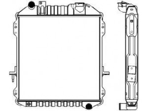 SAKURA  Automotive 1242-0302 radiatorius, variklio aušinimas