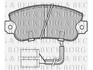 BORG & BECK BBP1023 stabdžių trinkelių rinkinys, diskinis stabdys 
 Techninės priežiūros dalys -> Papildomas remontas
0000060750855, 0060750464, 0060750780