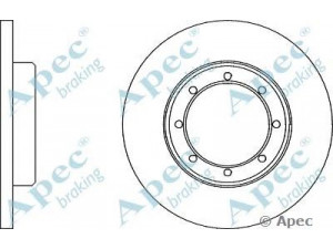 APEC braking DSK2865 stabdžių diskas 
 Dviratė transporto priemonės -> Stabdžių sistema -> Stabdžių diskai / priedai
43206-00Q0C, 93168942, 432067943R