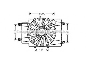 AVA QUALITY COOLING AL7505 ventiliatorius, radiatoriaus 
 Aušinimo sistema -> Oro aušinimas
46743391, 51702461