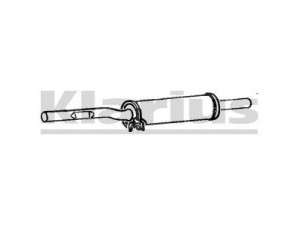KLARIUS VW192D vidurinis duslintuvas 
 Išmetimo sistema -> Duslintuvas
867253209A, 867253209A, 867253209A