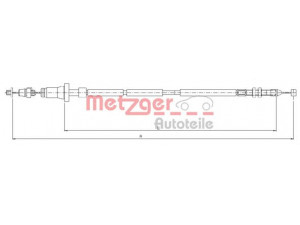 METZGER 10.0102 akceleratoriaus trosas 
 Kuro mišinio formavimas -> Karbiuratorius, sistema -> Valdymo sąsajos/amortizatorius/kameros
1629.G4, 1629.G4, 781800H010
