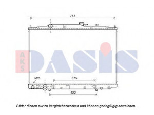 AKS DASIS 100072N radiatorius, variklio aušinimas 
 Aušinimo sistema -> Radiatorius/alyvos aušintuvas -> Radiatorius/dalys
19010PGKA51, 19010RDJA51