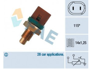 FAE 34230 siuntimo blokas, aušinimo skysčio temperatūra 
 Elektros įranga -> Jutikliai
77 00 805 612