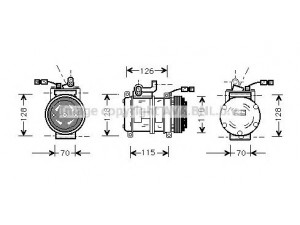 AVA QUALITY COOLING BWK231 kompresorius, oro kondicionierius 
 Oro kondicionavimas -> Kompresorius/dalys
64528391880